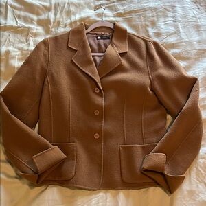 Camel 100% Wool Blazer/Jacket